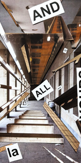 Riso print collage. "